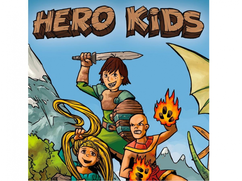 three kids ready to fight/play